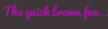 Image with Font Color B40AB8 and Background Color 3E3737